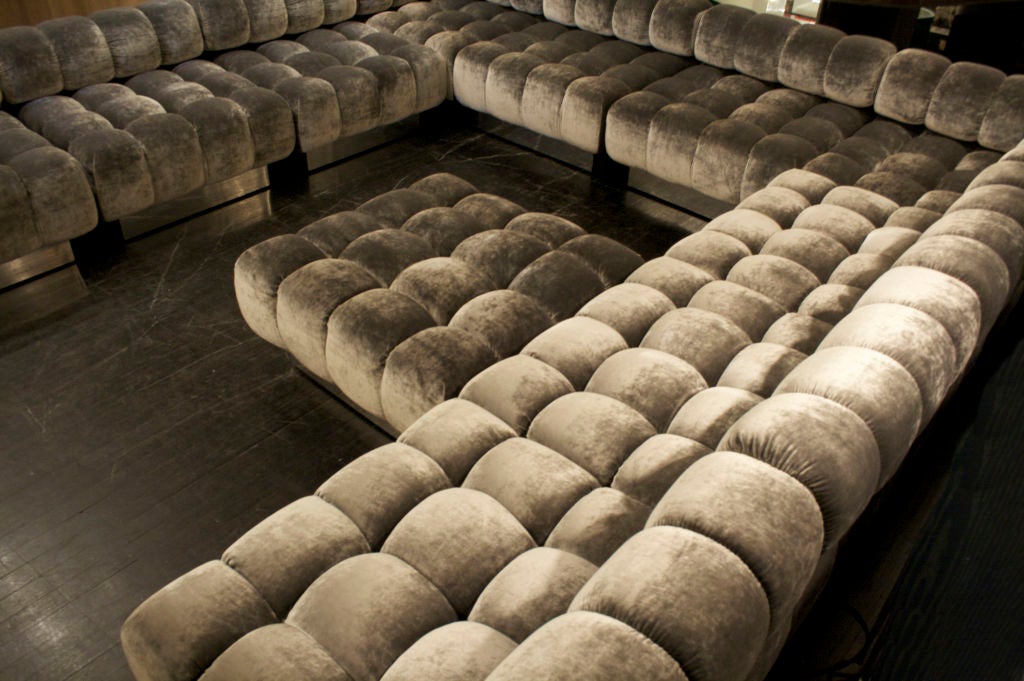 American Deep Tuft Sectional by Harvey Probber