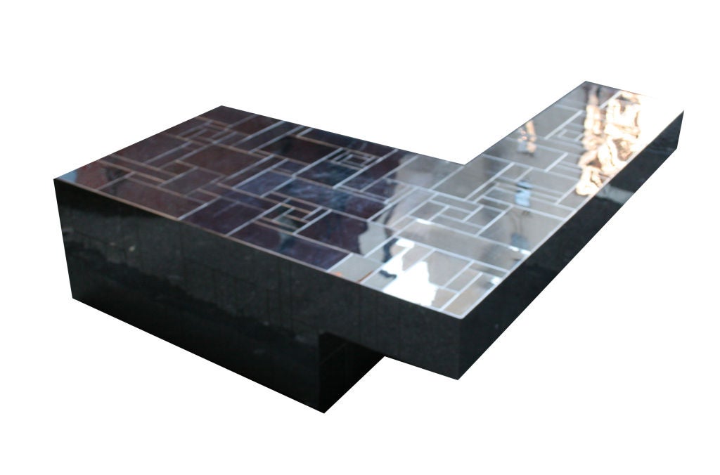 Cantilever Cityscape Table by Paul Evans