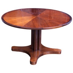Vintage Round 4'-10' Extension Dining Table by Edward Wormley for Dunbar