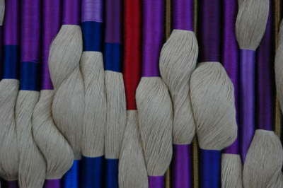 Pair of Fiber Art Panels by Sheila Hicks, USA, ca. 1970's In Excellent Condition In New York, NY