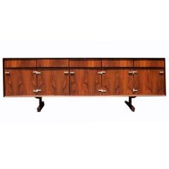 A 7 ft Rosewood Console by Jorge Zalszupin
