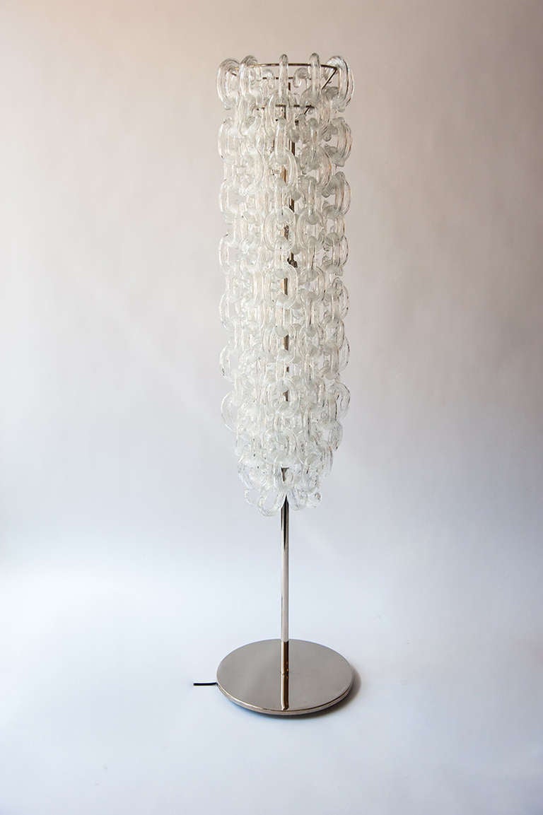 Floor Lamp by Carlo Nason for Mazzega, Italy, circa 1970′s In Excellent Condition In New York, NY