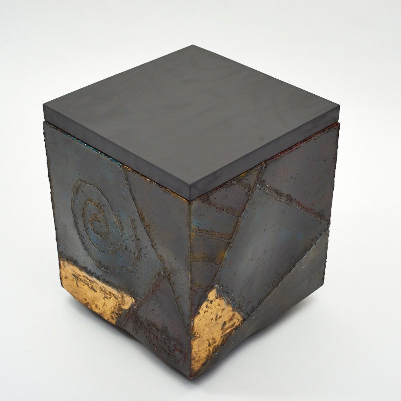 Paul Evans, Pair of Welded Steel Custom Cubes, USA, 1969 4