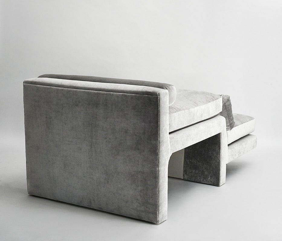 Vladimir Kagan, Double Wide High Low Sofa, USA, 1970s In Excellent Condition In New York, NY