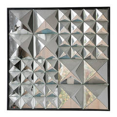 Verner Panton Wall-Mounted Mirror Sculpture, USA, circa 1960s
