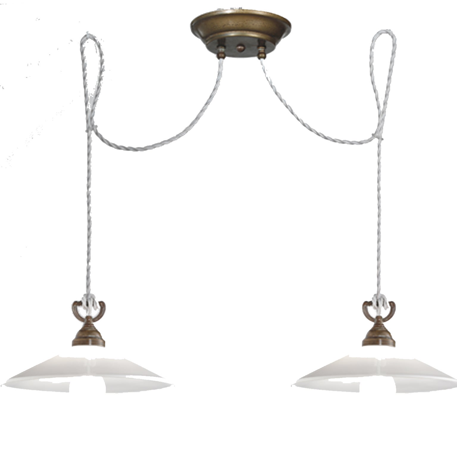 Tabia Collection Double Swag Hanging Pendant at 1stDibs double swag