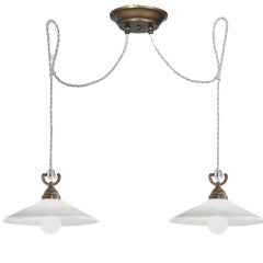 Tabia Collection Double Swag Hanging Pendant