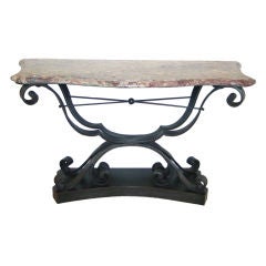 A Modern Wrought Console