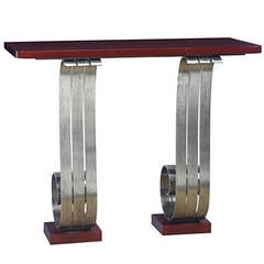 Art Deco Console in the Manner of Raymond Subes 9