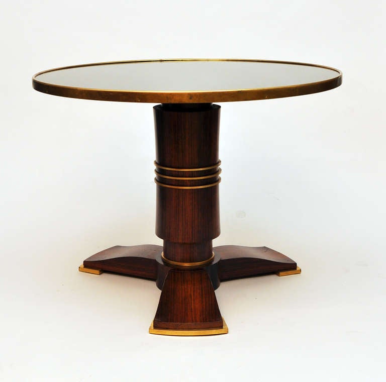 Art Deco Rare Modernist Coffee Table by Jules Leleu