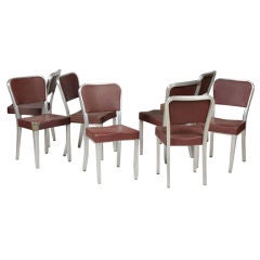 Eight Goodform Aluminium Chairs
