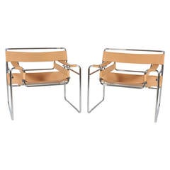 Pair of Wassily Chairs by Marcel Breuer Pair of Wassily Chairs by Marcel Breuer
