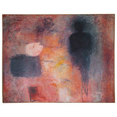 Large Painting by Pia Stern "Saturday Sale"