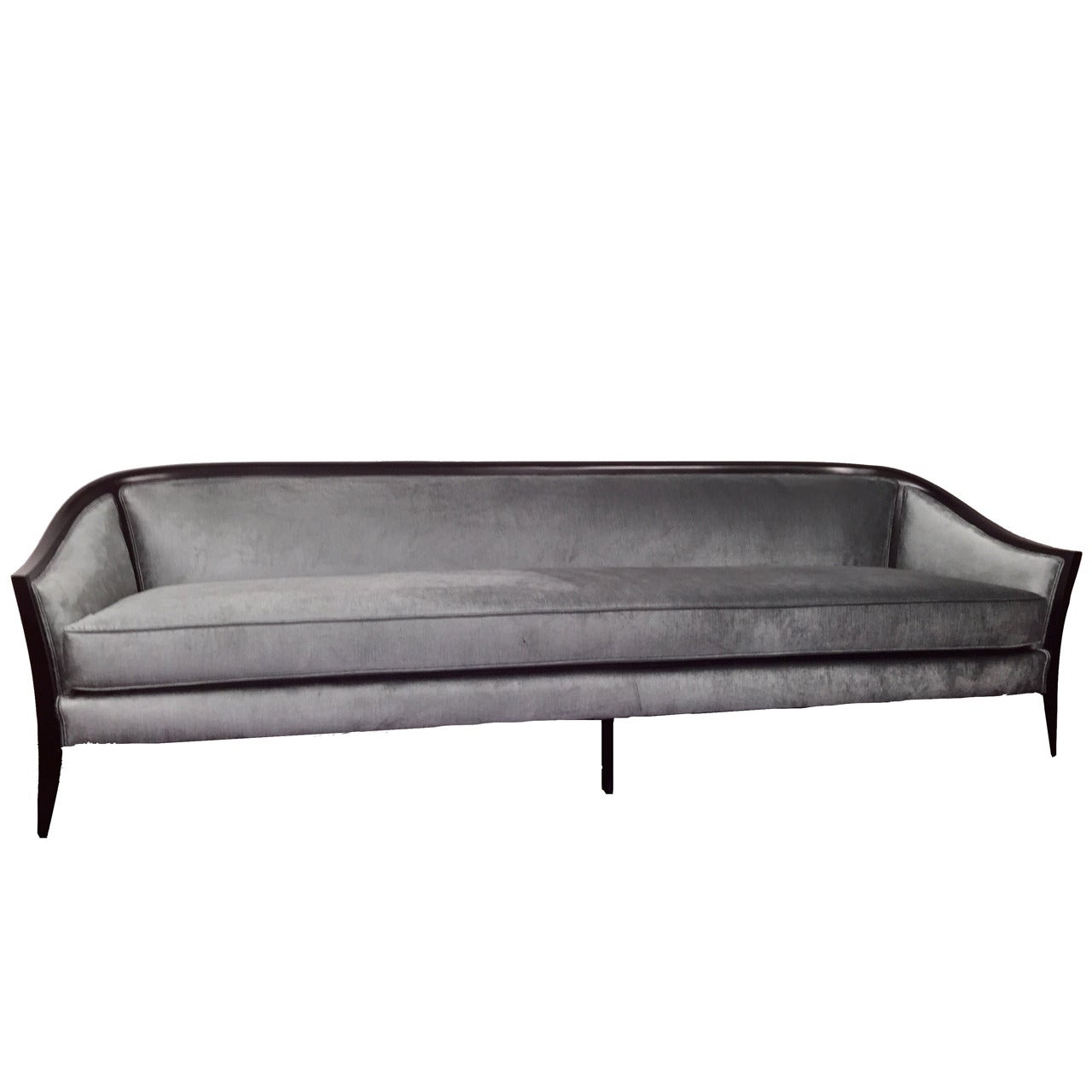 Elegant 1950s Paul Lazlo Inspired Sofa For Sale