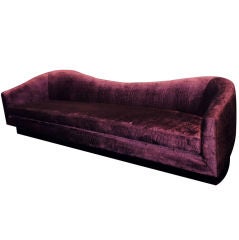Vintage Extraordinary Aubergine Sofa