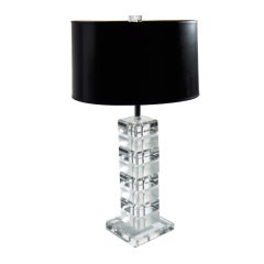 Lucite Table Lamp