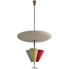 Chandelier by Stilnovo, Italy, 1950s 5
