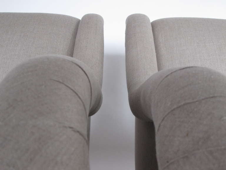 A Pair Of James Mont Lounge Chairs 3