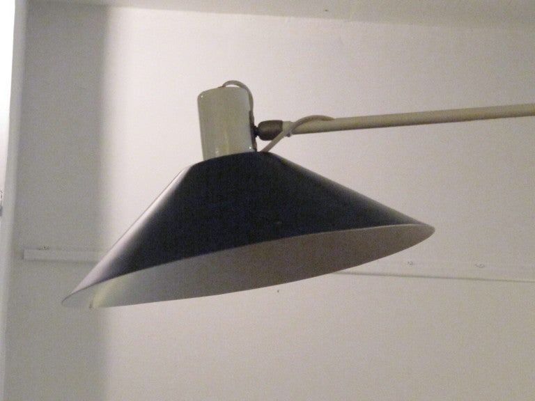 J.J.J. Hoogervorst Large Counterbalance Lamp by Anvia Holland