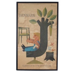 Denmark Wegner Furniture Poster by Antoni 10