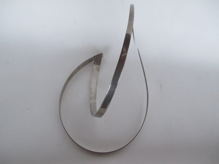 American A Paul Sisko Stainless Steel Sculpture For Sale