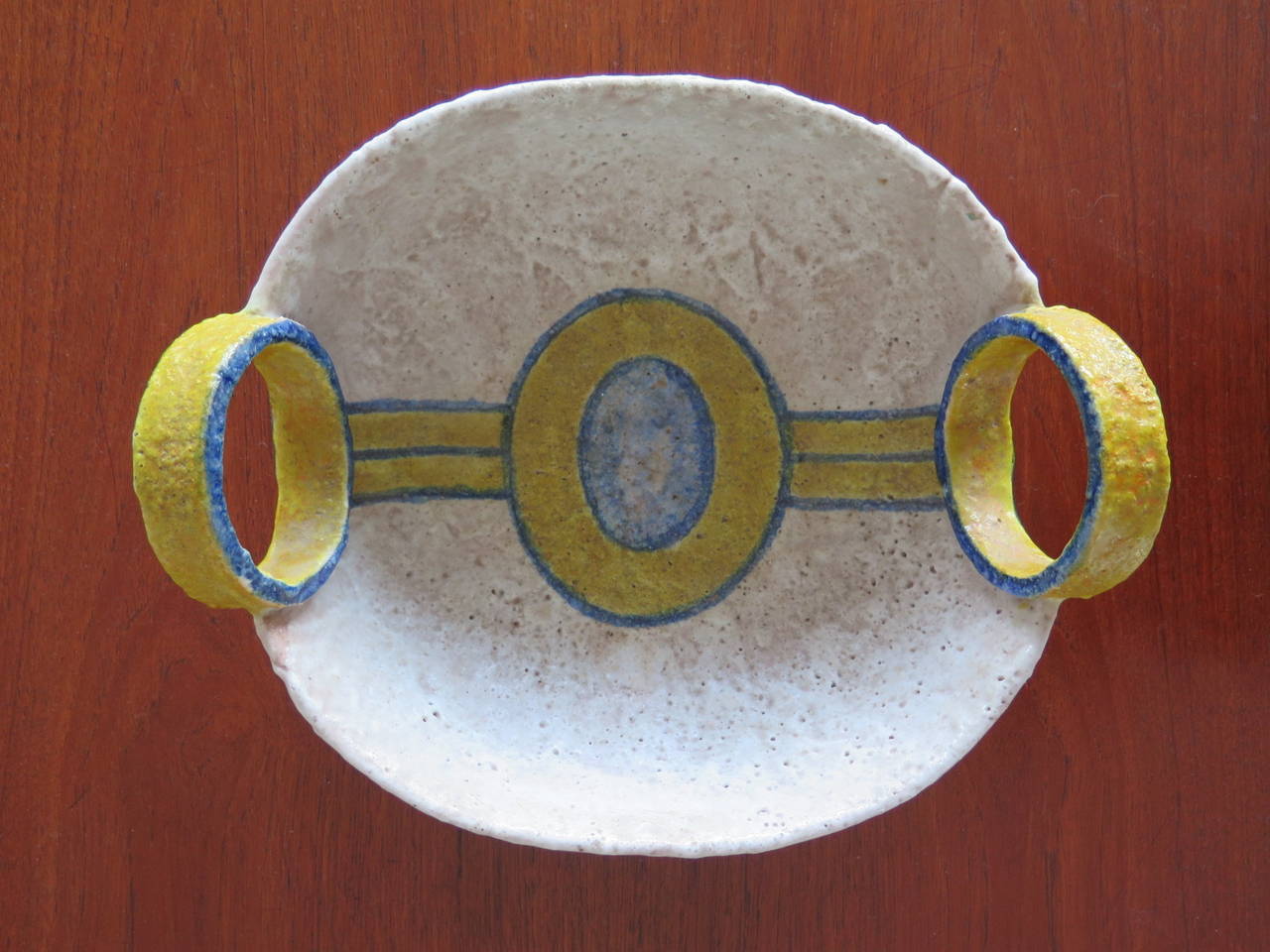 Ungewöhnliches Keramikgefäß von Raymor, Italien (Moderne der Mitte des Jahrhunderts) im Angebot