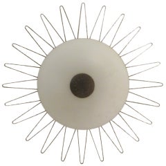 Unusual Starburst Lightolier Chandelier