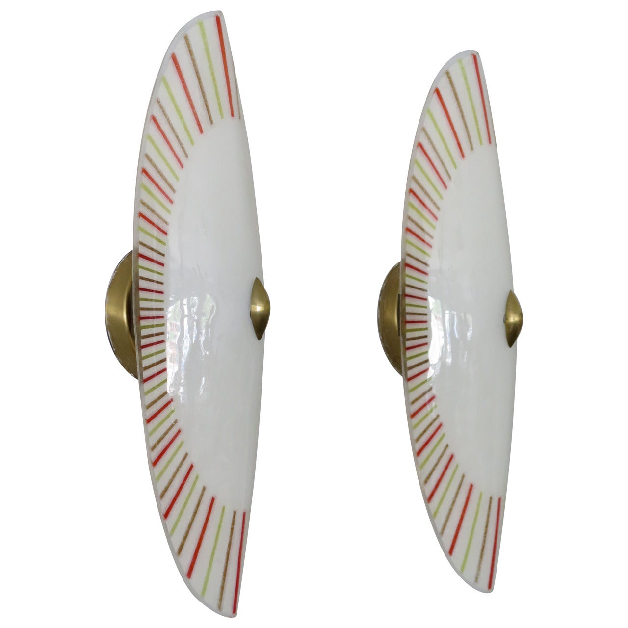 Pair of Modernist Sconces by Lightolier