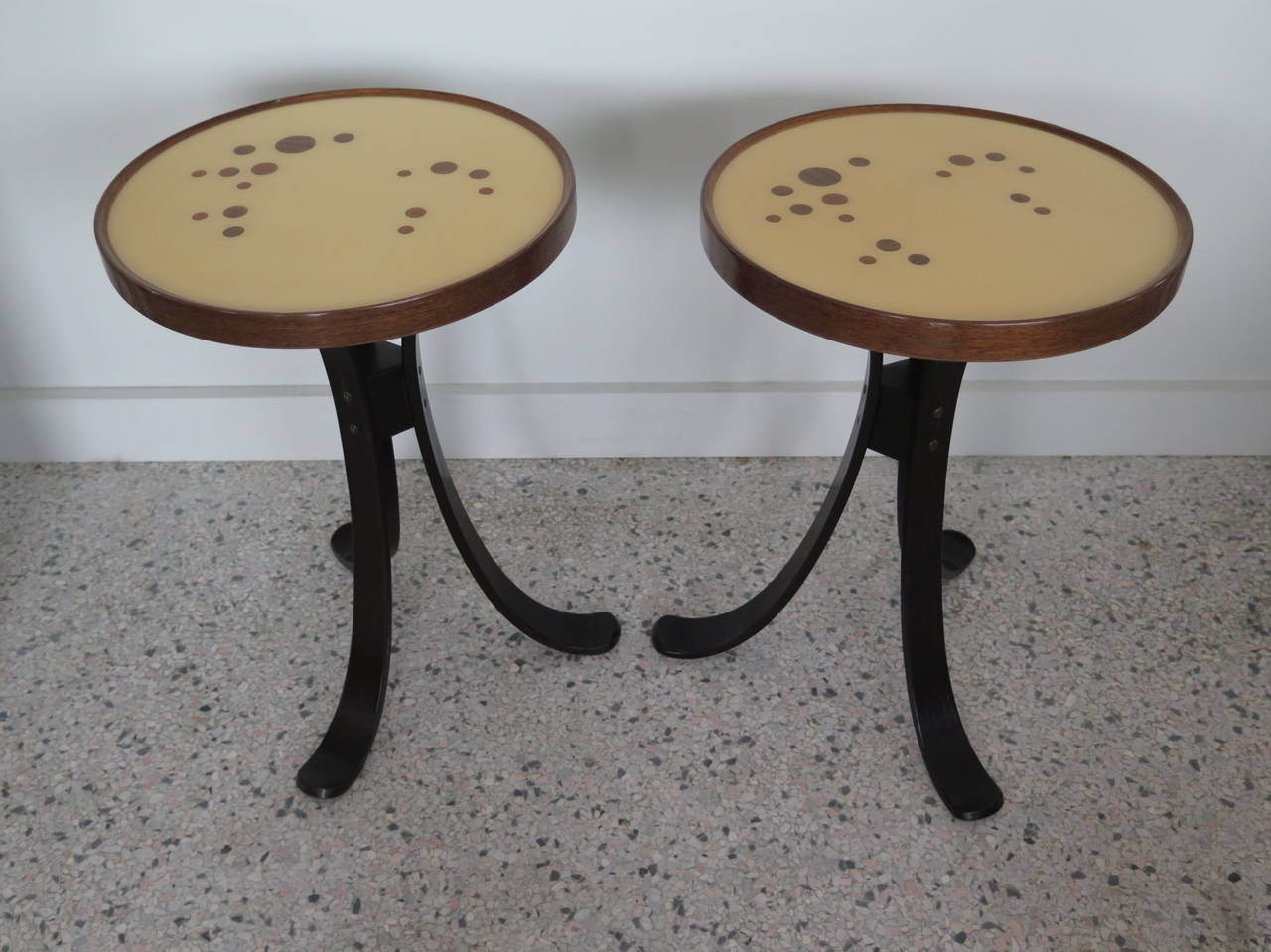 American Pair of Edward Wormley for Dunbar Constellation Tables