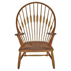 Vintage Hans Wegner Peacock Chair