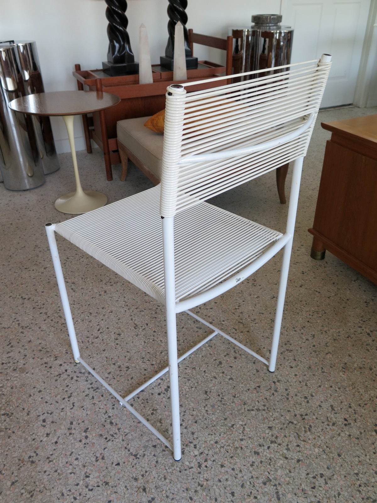 Italian Set of Four Spaghetti Chairs by Giandomenico Belotti for Alias
