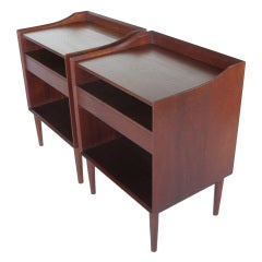 A Pair of Nightstands by Peter Hvidt