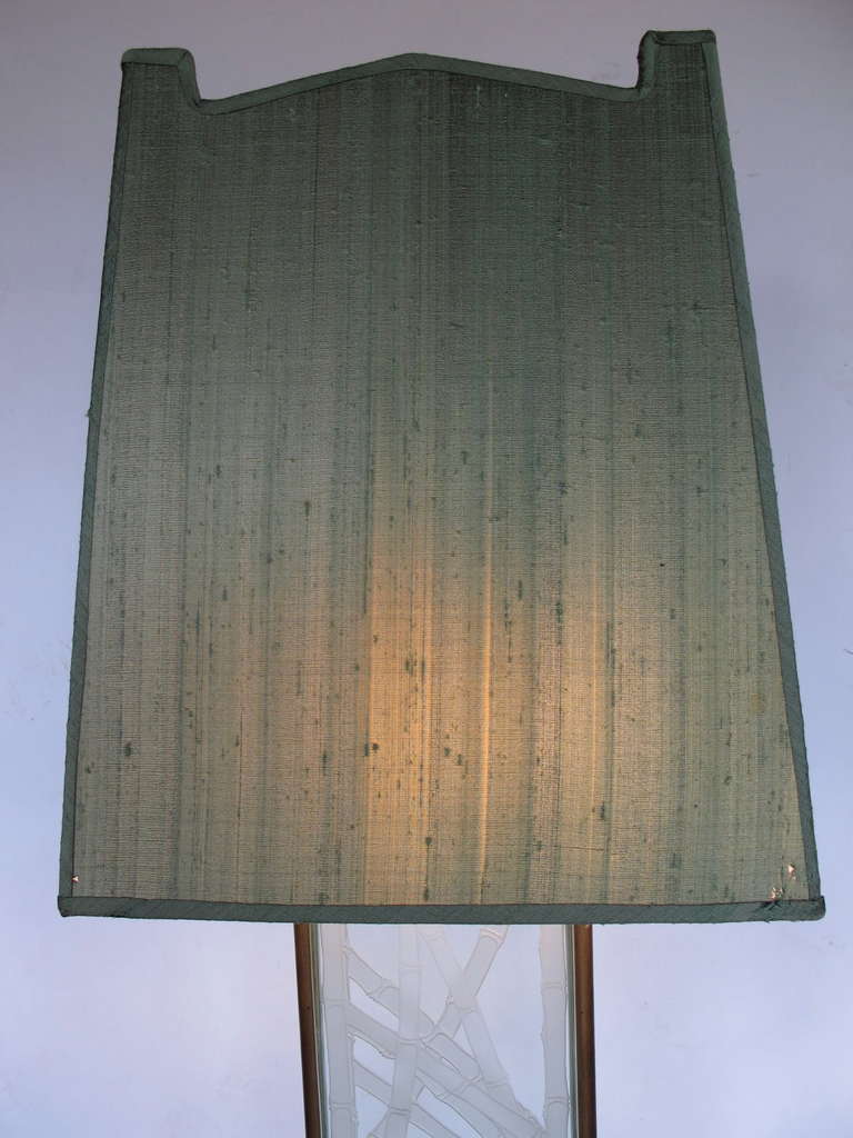 Mid-Century Modern An Impressive James Mont Lamp For Sale