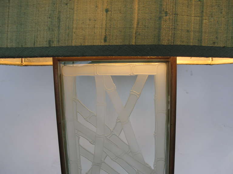 American An Impressive James Mont Lamp For Sale