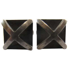 Allan Adler Sterling Cufflinks 9