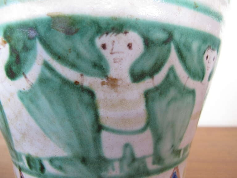 Vase en céramique Vietri du C.A.S. Vietri Bon état - En vente à St.Petersburg, FL