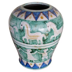 Vintage C.A.S. Vietri Ceramic Vase