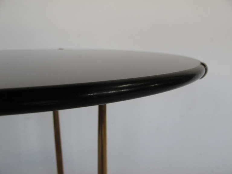A Cedric Hartman Table with Black Granite Top For Sale 2