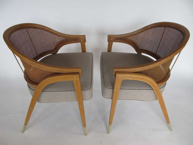 Pair of Dunbar A-Frame Chairs