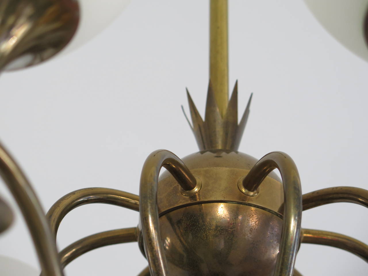 Mid-Century Modern Lustre élégant d'Angelo Lelii pour Arredoluce, Italie, vers 1956 en vente