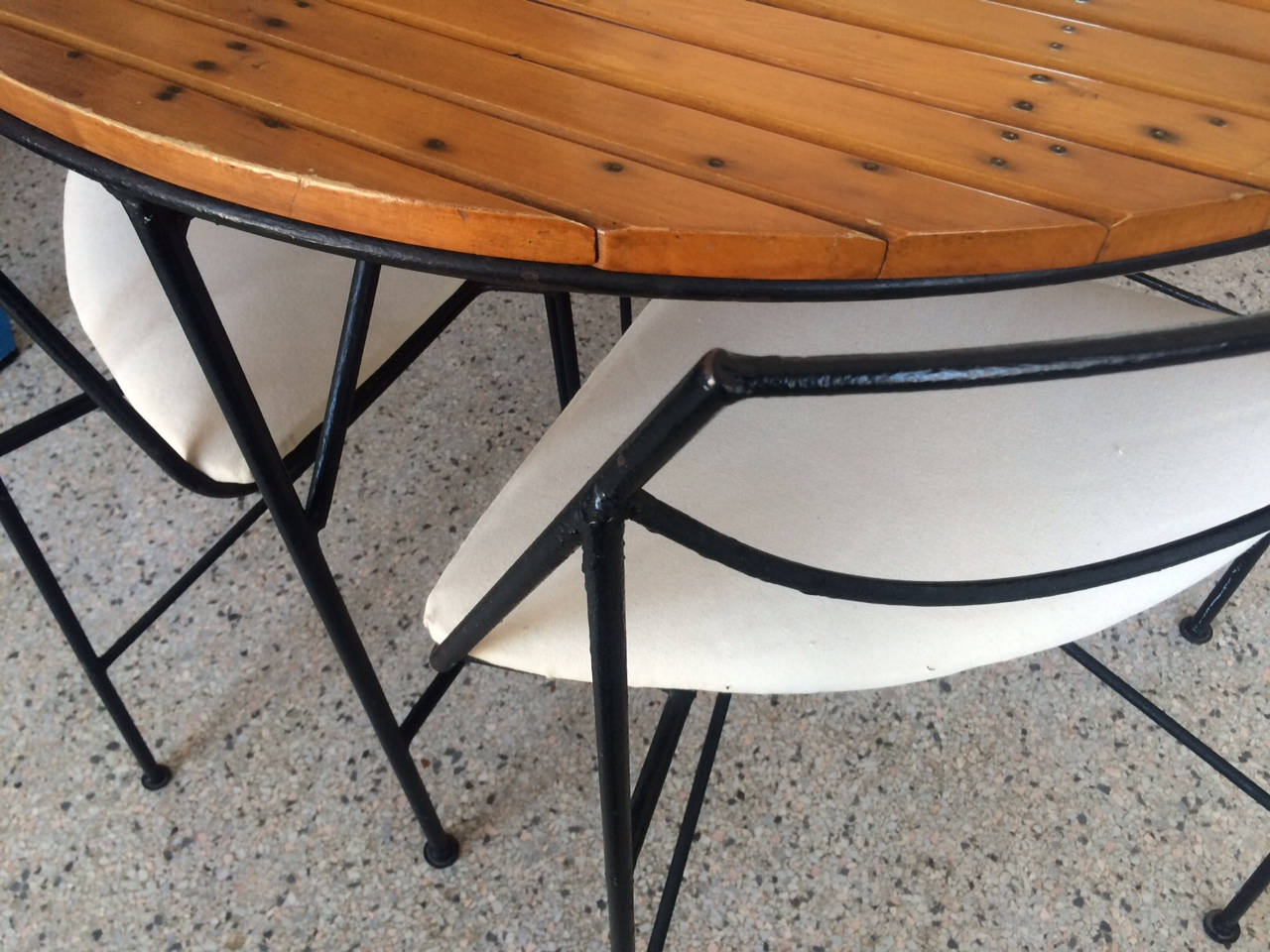 Mid-Century Modern Arthur Umanoff Dinette with Four Chairs