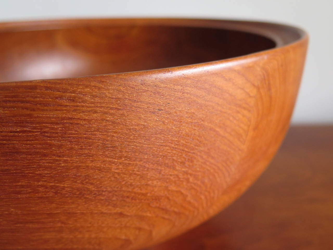 large wood bowl