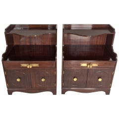 Pair of Nightstands by Grosfeld House, circa 1940s