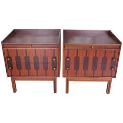 Pair of Rom Weber Rosewood Nightstands