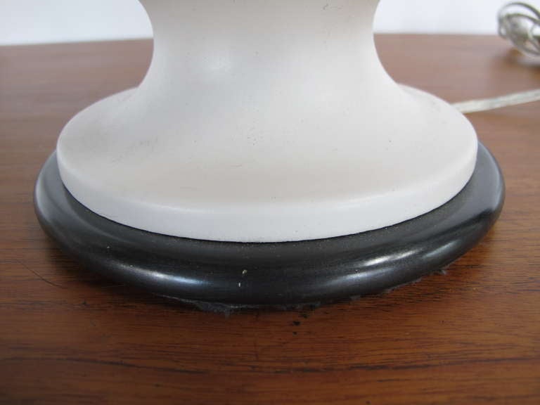 American Gerald Thurston Lightolier Ceramic Gourd Lamps For Sale