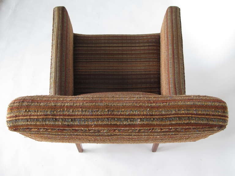 A Pair of Jens Risom Upholstered Arm Chairs 1