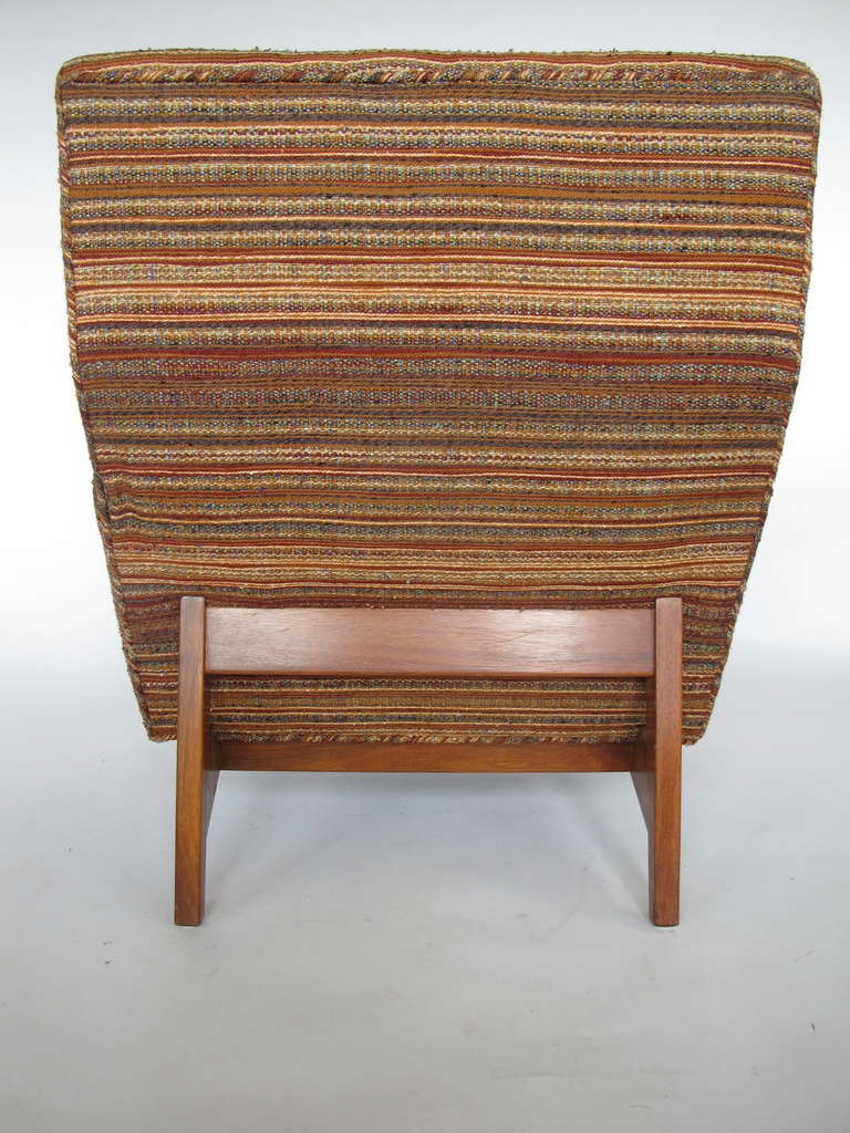 American A Pair of Jens Risom Upholstered Arm Chairs