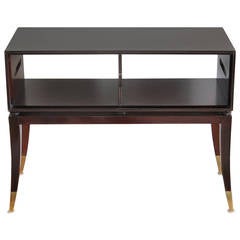 Rare Tommi Parzinger Magazine Table with Handles 7