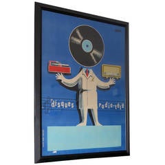 Original Poster Radio-Tele Disques by Beric