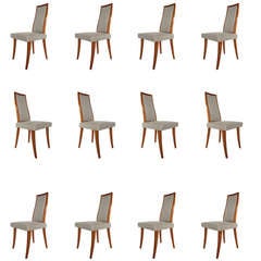 A Set of 12 Harvey Probber Chairs